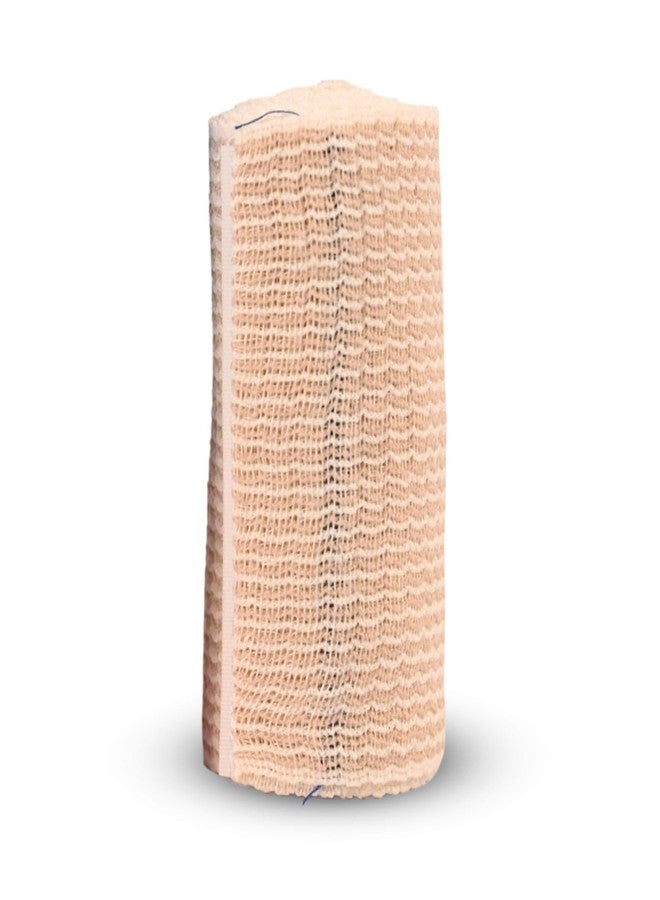 Q DEVICES Elastic Bandage for Support & Compression - Self-Closure, Velcro, Air-Permeable | Ideal for Injuries & Swelling (10 cm x 4 m) - Image 1