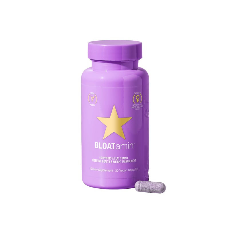 HAIRtamin BLOATamin - Vegan Synergistic Blend | Bloating Relief Supplement Capsule | Men & Women | Digestive Enzymes for Bloating Relief, Gas Stomach Pain, Water Retention, and Discomfort (1-Pack) - Image 1
