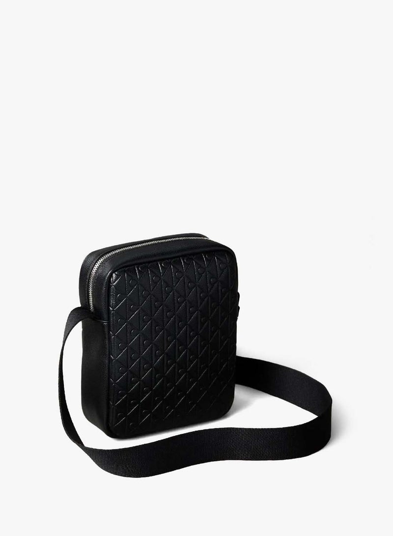 CALVIN KLEIN Embossed Allover Monogram Reporter Bag - Image 2