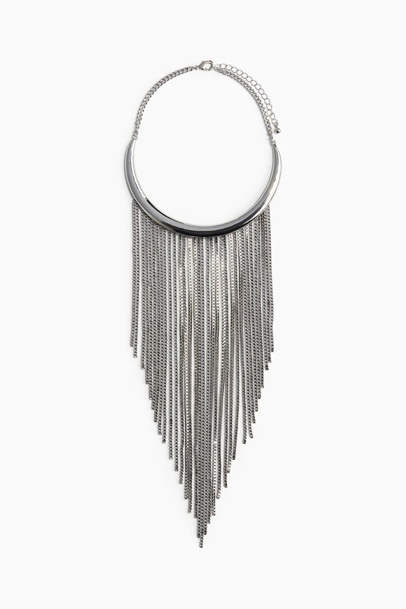 H&M Fringed Statement Necklace