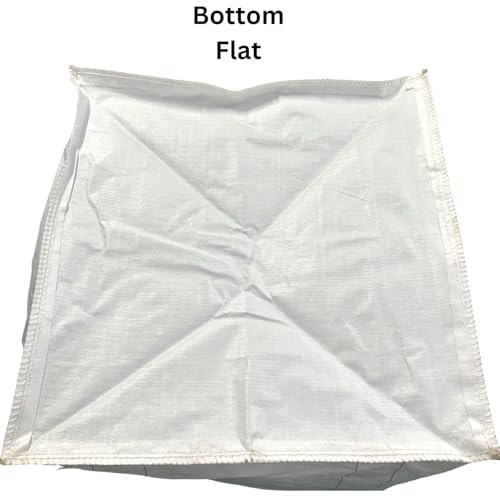 Jumbobagshop FIBC Bulk Bag – Heavy Duty & Super Sack 1 Ton Bag, 90L X 90W X 90H, Spout Top and Bottom Flat, Woven Polypropylene Bags For Sand, Industry, Agriculture, Farm Storage, Building Materials - Image 4