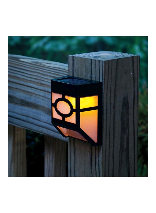 نيبمينينت ضوء سياج مضاد للماء يعمل بالطاقة الشمسية أسود / شفاف 8.9x5.2x11.5سم - Image 2