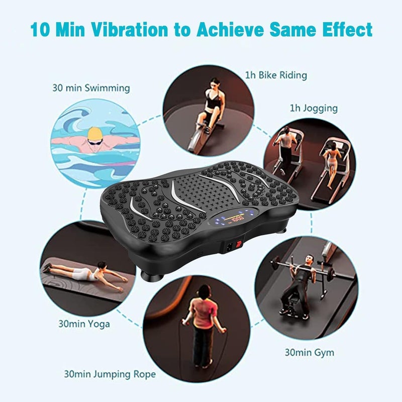 INGUNAR Vibration Fitness Exercise Machine for Home, Vibration Plate with Bluetooth Speaker and Program Modes, Vibration Fitness Trainer-BLACK - Image 4