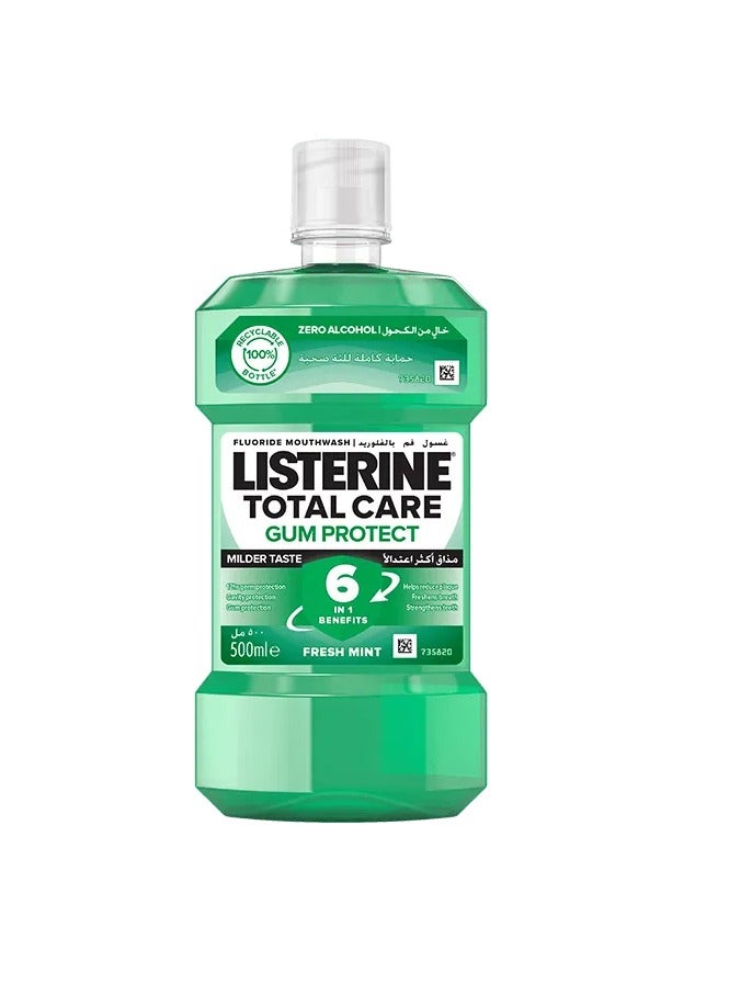 Mouthwash Teeth & Gum Defence Milder Taste Soft Mint 500ml