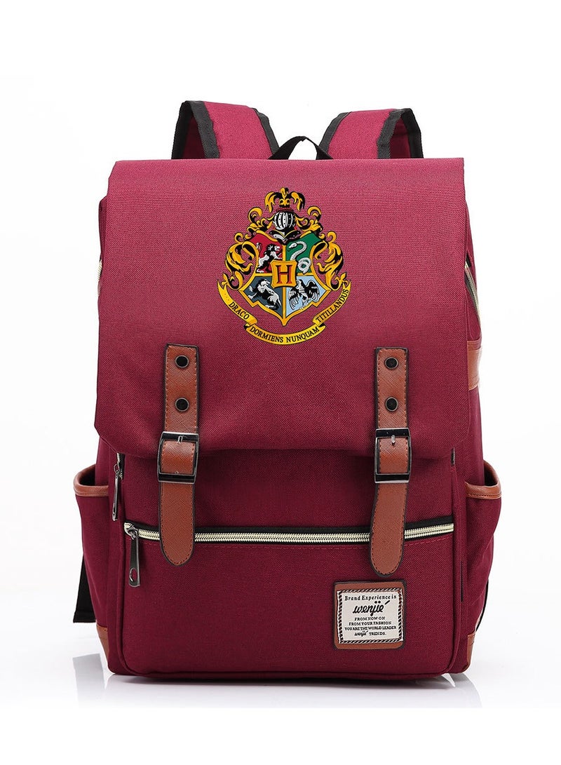 School of Witchcraft and Wizardry Men's and Women's Sports and Leisure Backpack 14 inches