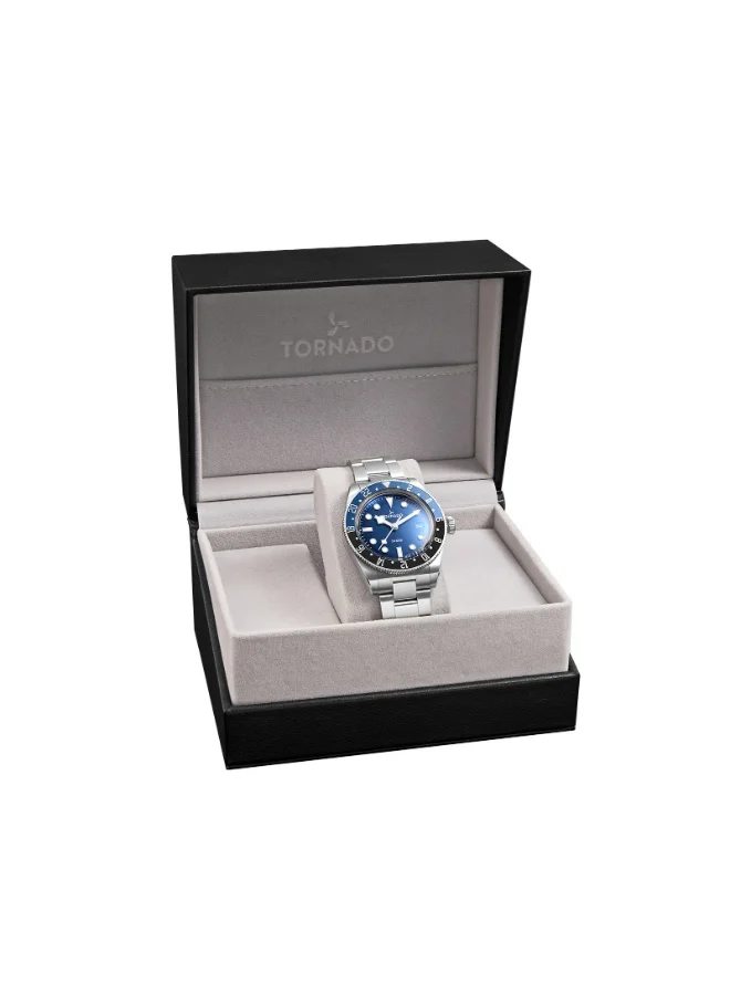 TORNADO Men's Stainless Steel Analog Watch T24006-C1 - 40 mm