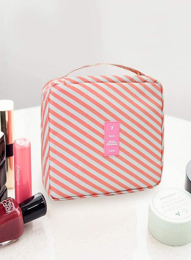 PETRICE Toiletry Bag, Travel Kit for Women, Accessories Organizer, Travel Essentials, Pinkline - 10 Cm - Image 5