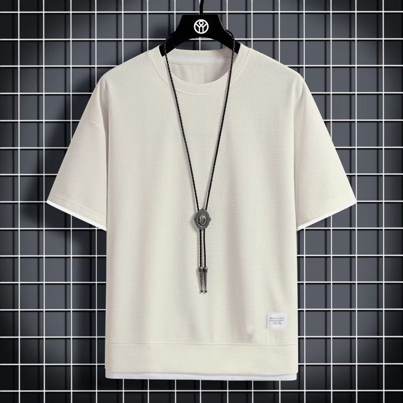 Tail Cut Label Tail Goods Men'S Fashion Short Sleeve T-Shirt Men'S Export Original Men'S Summer Tide Brand - Image 1