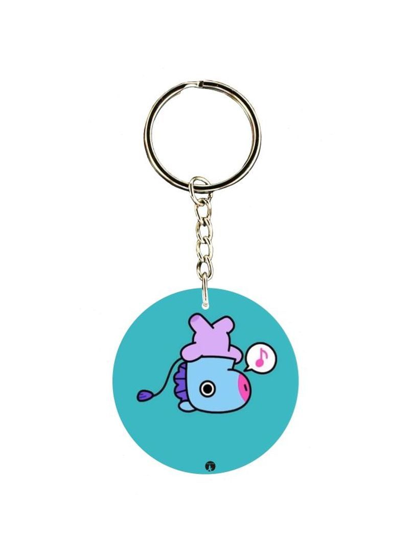 Cartoon Themed Single Sided Key Chain