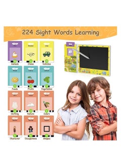 Y&D Talking Flash Cards, Learning Toys with LCD Writing Tablet, 2 in-1 Tablet Audible Sensory 112 Ideal Educational Toy  - Image 4