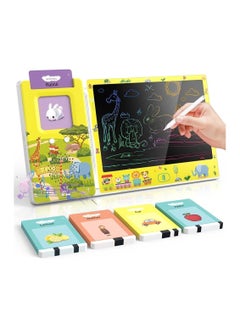 Y&D Talking Flash Cards, Learning Toys with LCD Writing Tablet, 2 in-1 Tablet Audible Sensory 112 Ideal Educational Toy  - Image 1