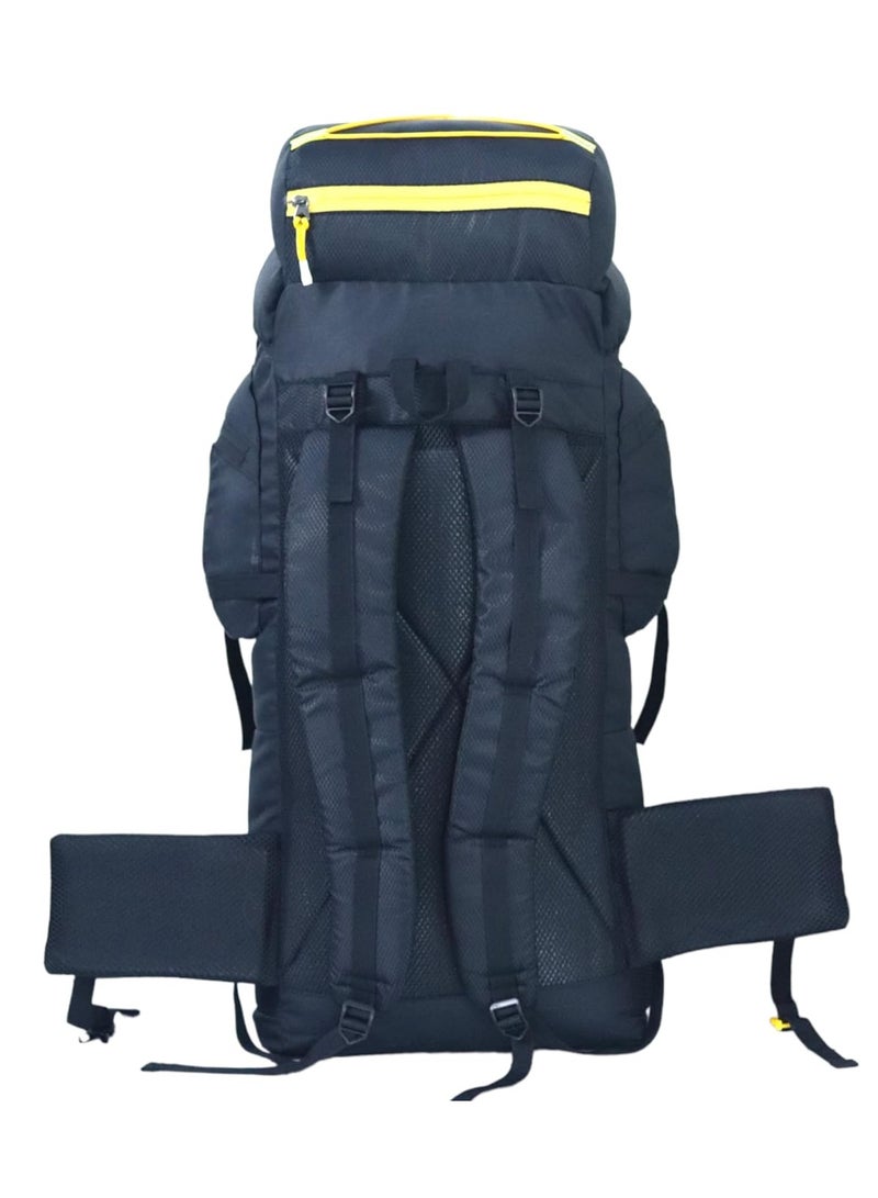 Hyper Adam Rucksack Bags | 75 Litres Travel Bag For Men | Tourist Bag For Travel | Backpack For Hiking Trekking Bag Mountain Bag For Camping | Rain Cover | 7HCL - Image 3