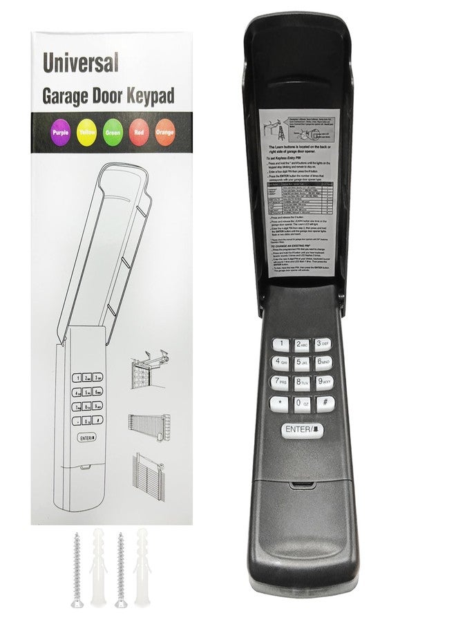 GIOATY Universal Garage Door Opener Keypad for Liftmaster Chamberlain Craftsman Wayne Dalton Openers Produced Since 1993, Wireless Keypad Keyless Entry,Replaces 877/878MAX 377/977/877/66LM,SafeSecurity2.0+ - Image 1