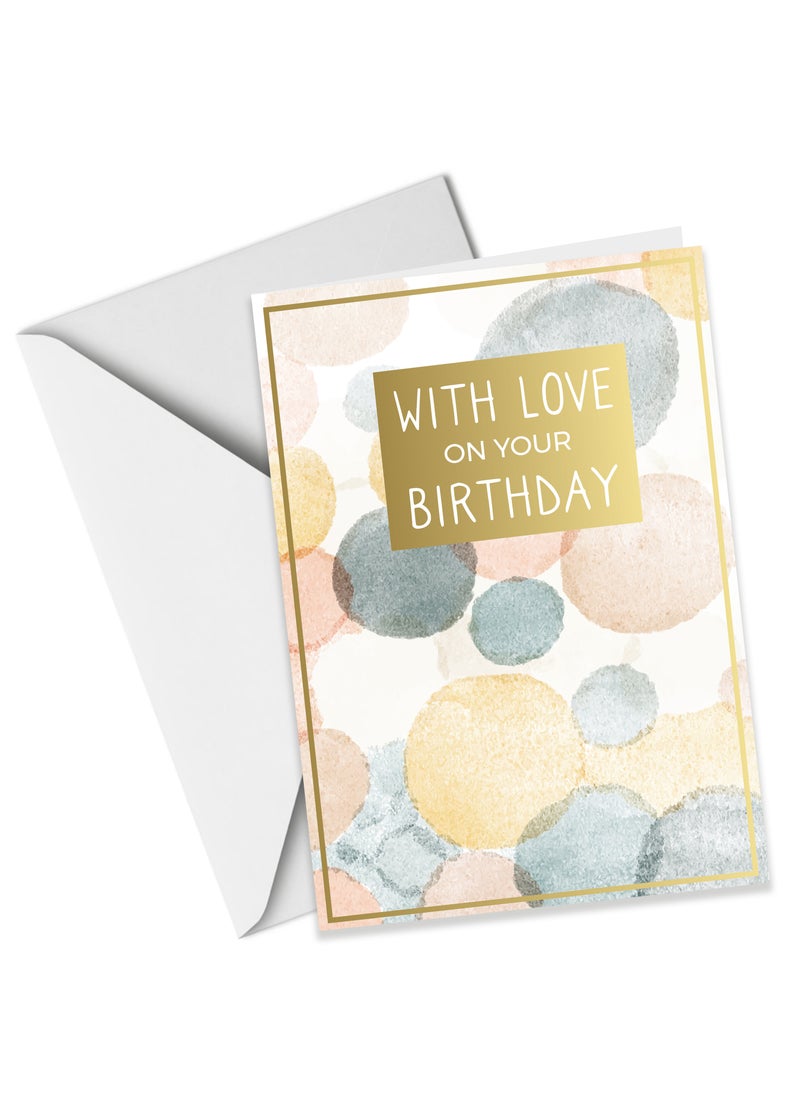 Share the Love Birthday Greeting Card - A6 Greeting Card | Ideal for Birthday Celebrations and Making Special Moments 