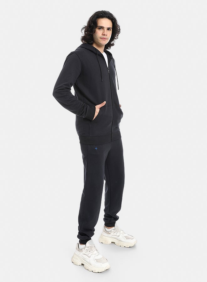 Red Circle Summer Melton Winter Zipper Hooded Sweatshirt - Image 2