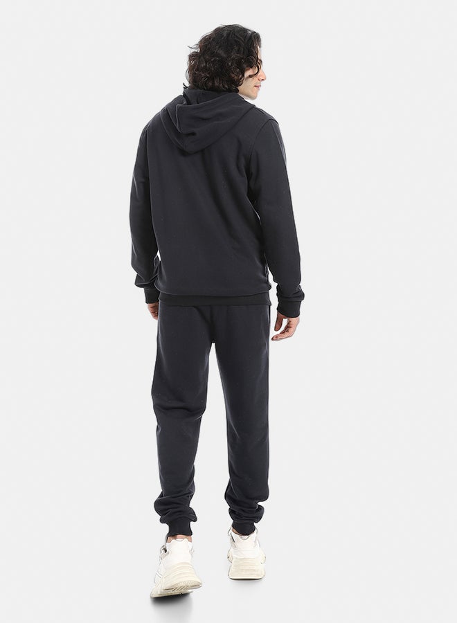 Red Circle Summer Melton Winter Zipper Hooded Sweatshirt - Image 3