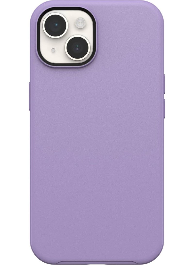 glassology iPhone 14 Case with Magsafe with Scratch Resistant Thin and Slim Classic Shockproof Protection (Purple) - Image 2