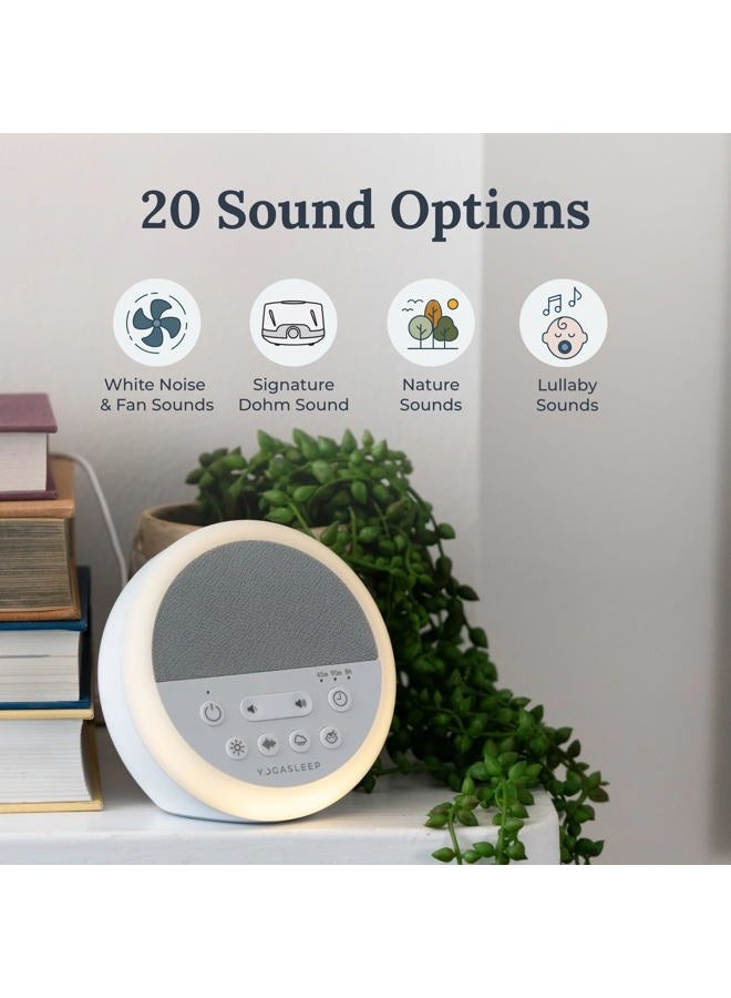 Yogasleep Nod White Noise Sound Machine, With Soft Night Light & Sleep Timer, 20 Sound Options Including Lullabies, Nature & Pink Noise, Sleep Aid For Baby & Adults, Noise Canceling For Office Privacy - Image 3