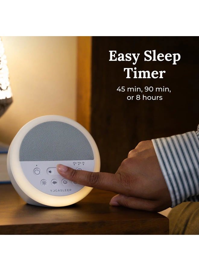Yogasleep Nod White Noise Sound Machine, With Soft Night Light & Sleep Timer, 20 Sound Options Including Lullabies, Nature & Pink Noise, Sleep Aid For Baby & Adults, Noise Canceling For Office Privacy - Image 5