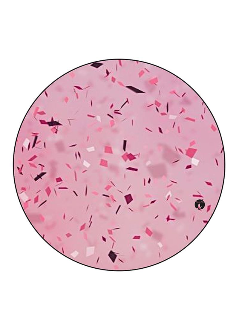 RKN Confetti Printed Mouse Pad Round  Multicolour