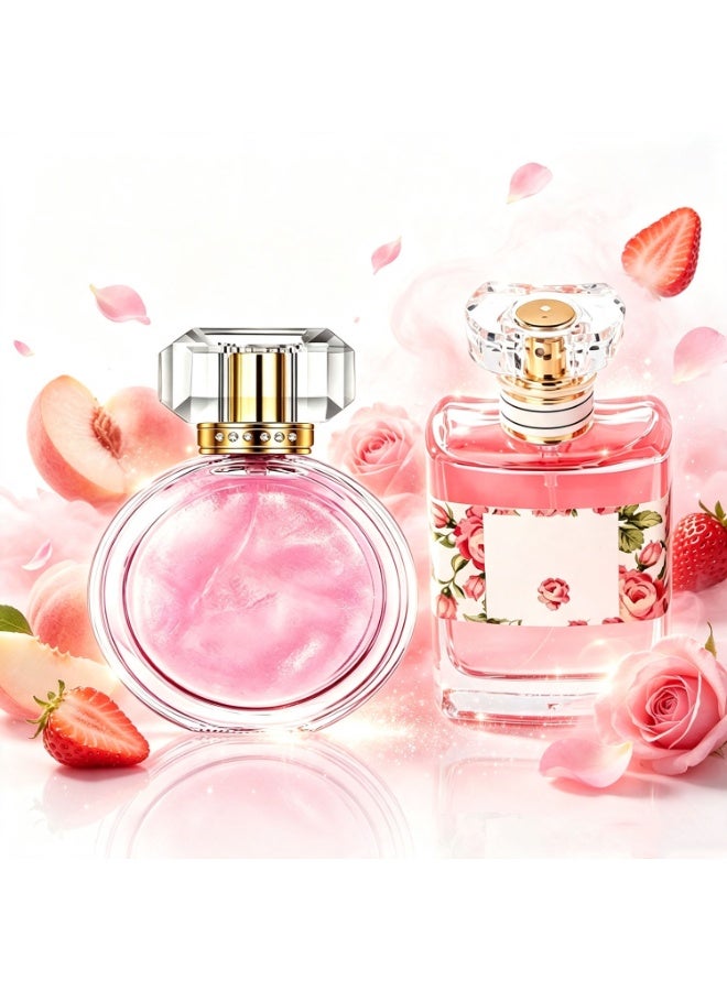 2pcs- Pheromone Perfume Collection, Phero, Perfume, Verola Perfume For Women, Specially Designed For Women,  Lasting Female，50ml Per Bottle - Image 1