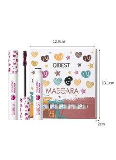 QiBest Colored Mascara Set 7 Color Colorful Waterproof Mascara for Eyelashes Set, Charming Long Lasting Length Volume Fiber Mascara Eye Makeup  - Image 1