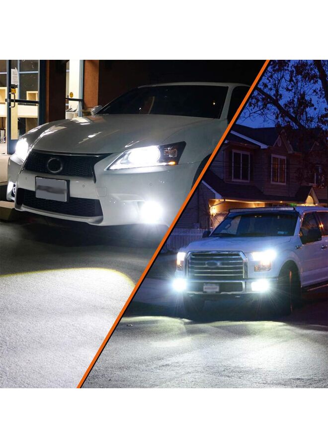 2PCS LED Fog Light Bulbs White, Super Bright 2800 Lumens 33-SMD LED Daytime Running Lights Bulbs Replacement for Cars, Trucks (Size : H11) - Image 3