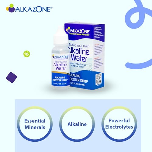 ALKAZONE Make Your Own Alkaline Water - Alkaline Booster Drop 1.25 oz (2 Packs) - Image 4