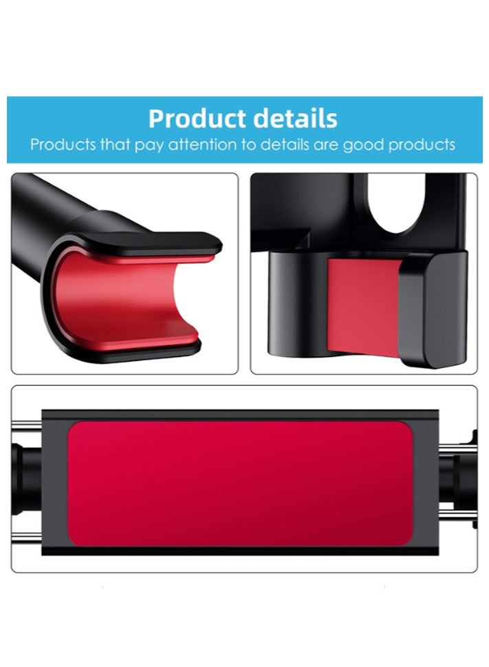 صاروخ فلاير حامل سيارة روكيت فلاير مسطح [دوران 360° فائق الاستقرار] حامل هاتف آيباد، مسند رأس سيارة، مقياس Travel Essentials 4.7-12.9 بوصة لآيباد 2024/2023، آيفون 16/15/14/13، سامسونج S25/24/23 - Image 3