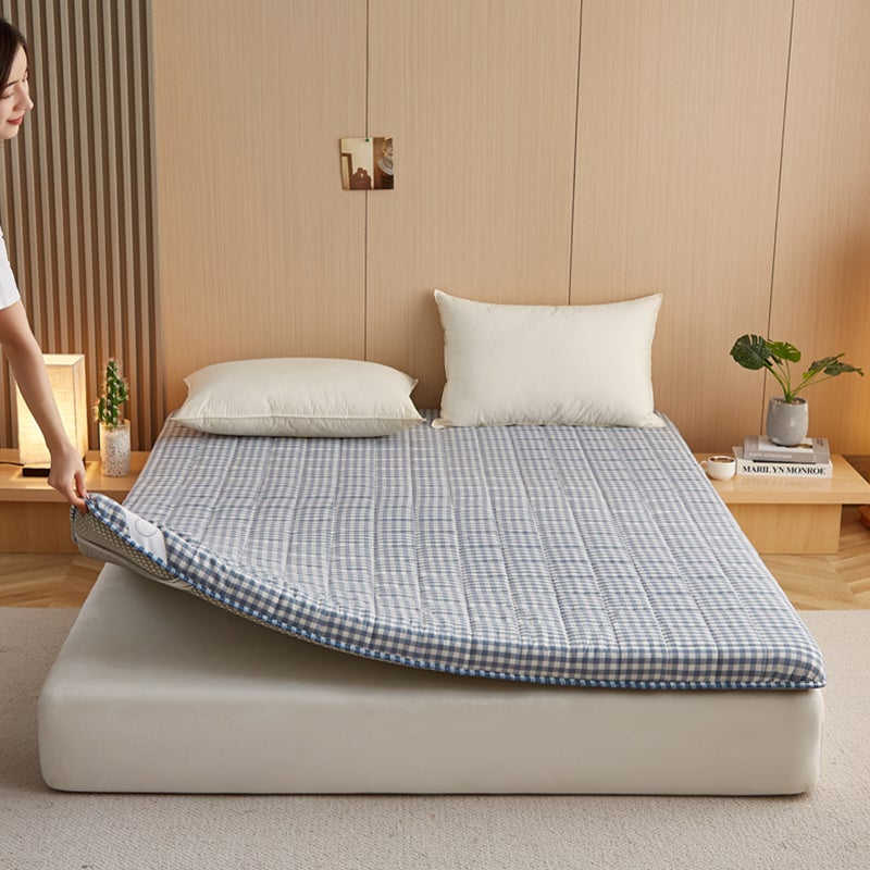 شاربدو فئة ألياف الصويا فراش الطالب السكن تاتامي وسادة 150 * 200 سم المنزلية فراش النوم وسادة 8 سم سمك - Image 3