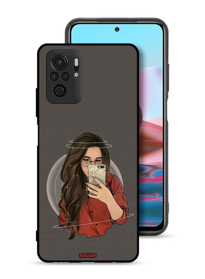 Tolwak Xiaomi Redmi Note 10 4G Protective Case Cover Making Selfie - Image 1