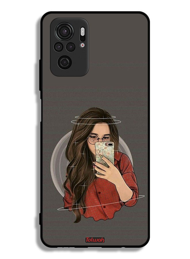 Tolwak Xiaomi Redmi Note 10 4G Protective Case Cover Making Selfie - Image 2