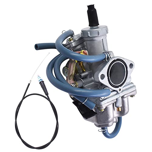 XGFWH Carburetor Carb Replacement for Honda TRX250 1997-2001 TRX250TE Fourtrax Recon ES TRX250TM Fourtrax Recon 2002-2007 Sportrax 250 TRX250EX 2x4 2002-2008 with Throttle Cable - Image 1