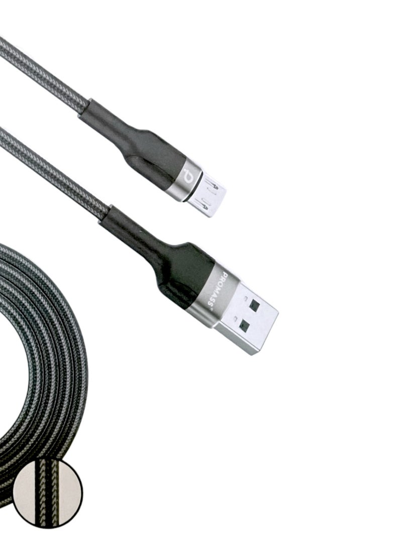Original and high quality USB A to Micro charger cable, 1 meters, compatible with Android devices and also supports charging for Sony Handy 4