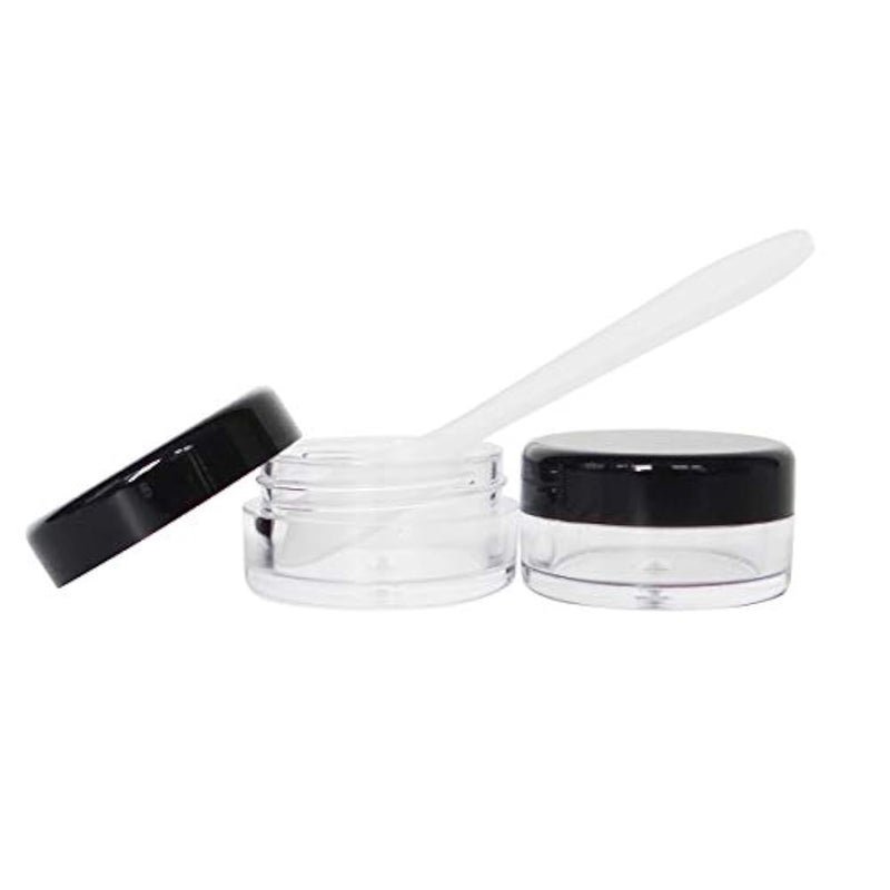 GreatforU 20 pieces 5 g empty samples, cream containers, cosmetic containers, 5 ml cosmetic containers with lids for make-up, eye shadow, nails, beads, lip gloss, balm, bath lotion, face cream, - Image 5