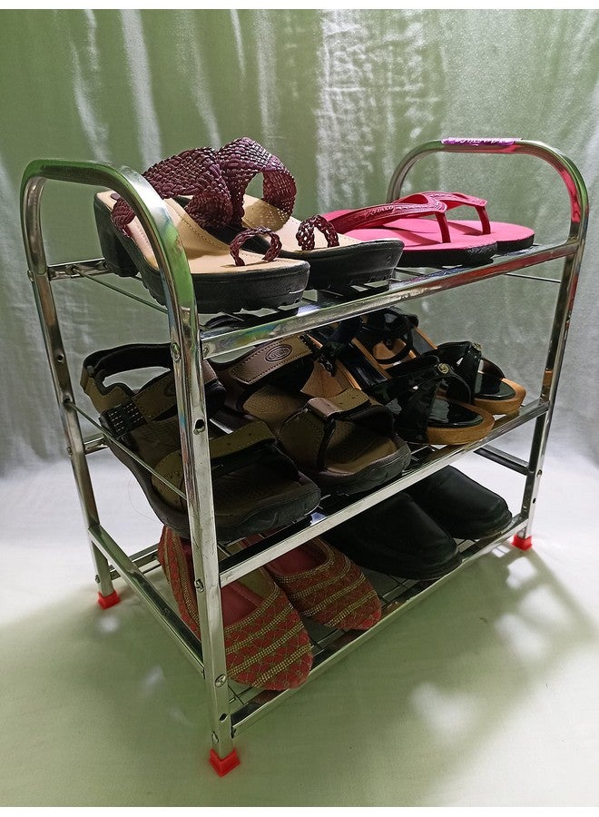 D.K 11 D k 11 Multipurpose Racks for Storage Books .steelness Steel Rack.You can use it for Container Stand in The Kitchen,Book Stand, Spice Rack and Footwear Stand etc (18 * 18in Racks) - Image 4