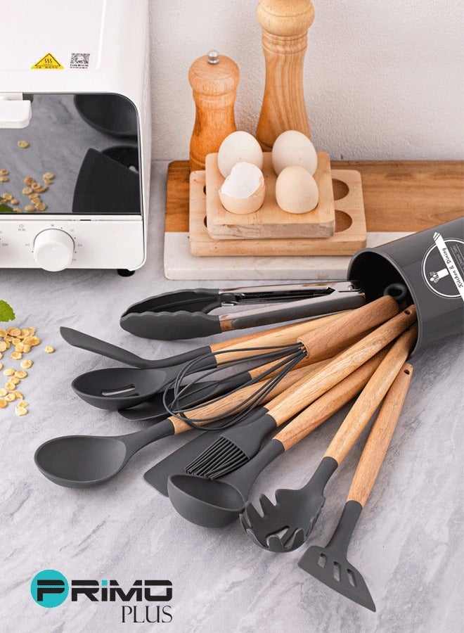 PRIMO PLUS Silicone Utensils Set With Plastic Holder - Image 3