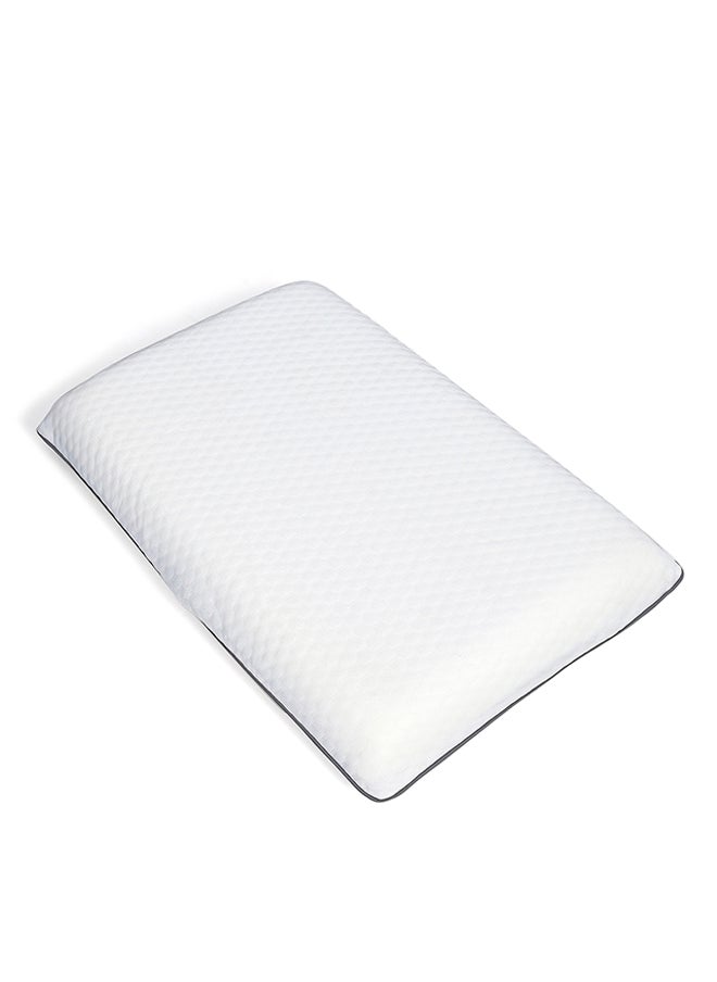 Status Contract - Orthopedic Memory Foam Bed Pillow for Sleeping, Neck Pain Relief | Soft Yet Supportive| Suitable for Side & Back Sleepers | Inner Cover Only (Memory Foam Flat, Standard (1pc)), 40 X 60 X 10 Cm - Image 1