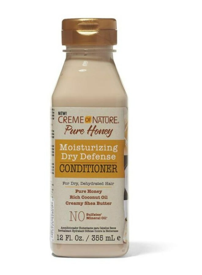 Creme of Nature Pure Honey Moisturizing Dry Defense Conditioner Coconut 355 ML - Image 1