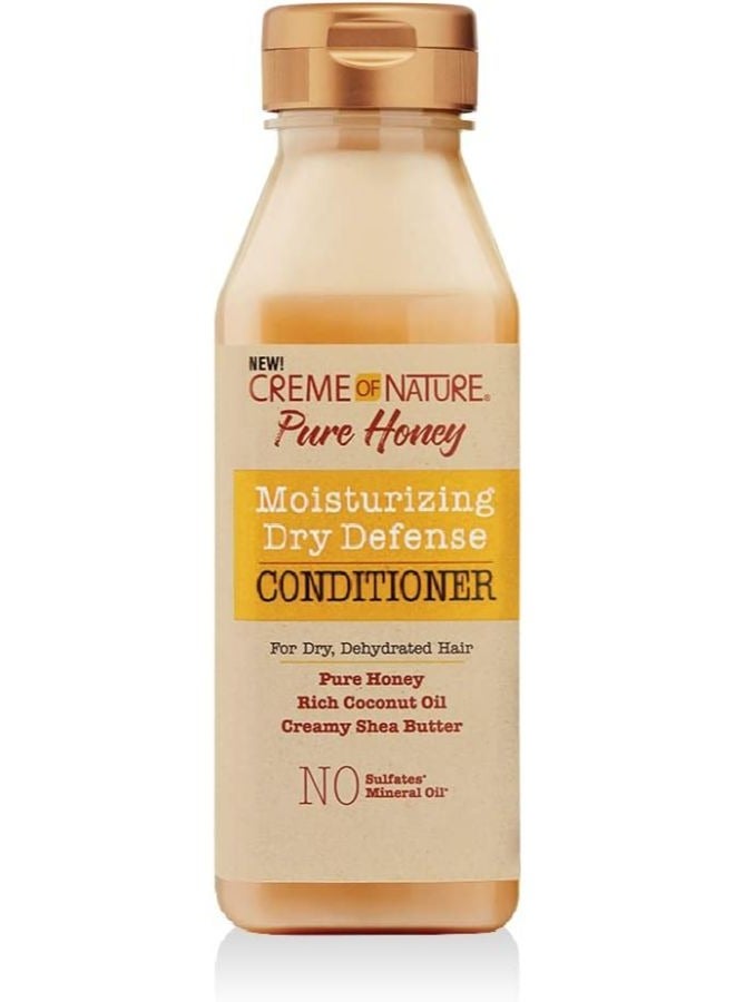 Creme of Nature Pure Honey Moisturizing Dry Defense Conditioner Coconut 355 ML - Image 2