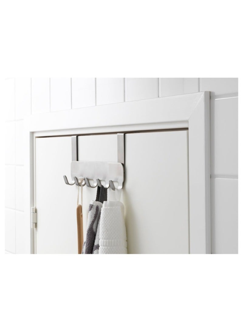 Brogrund Over-the-Door Hanger – Stainless Steel, 5 Hooks - Image 3