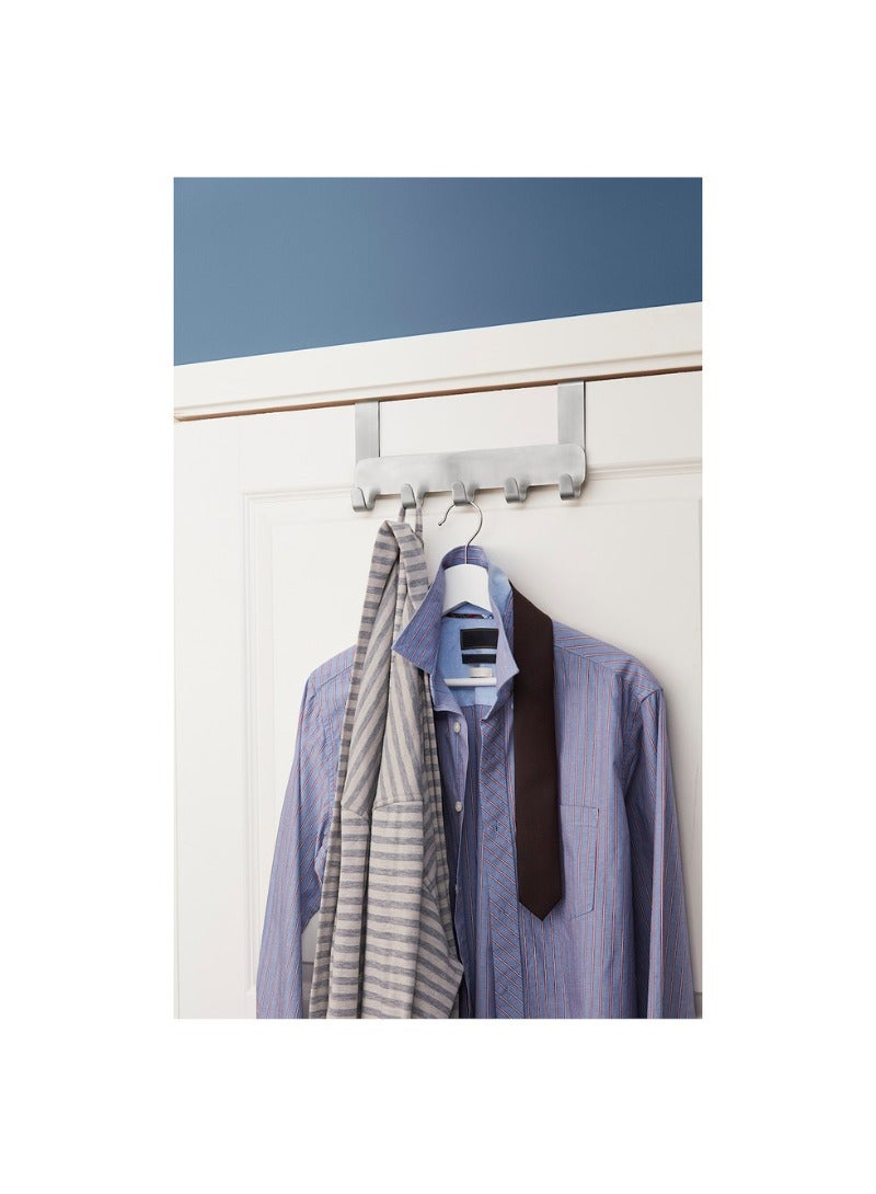 Brogrund Over-the-Door Hanger – Stainless Steel, 5 Hooks - Image 2