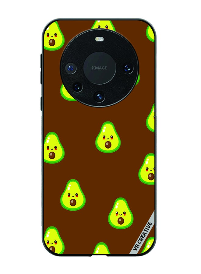 VR CREATIVE Protective Case Cover For Huawei Mate 60 Pro Plus Avocado Design Multicolour - Image 1