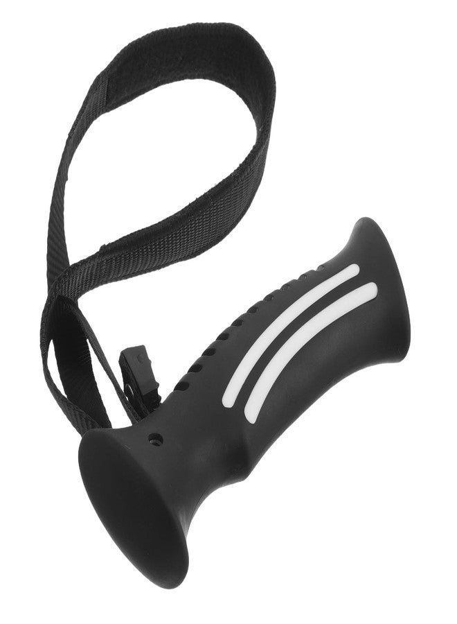 Joinpaya Replacement Trekking Pole Handle with Adjustable Wrist Strap, Ergonomic Grip for 18mm Hiking and Ski Pole Tubes, Nonslip Walking Stick Handle Repair Kit, Black, 1 Piece - Image 1