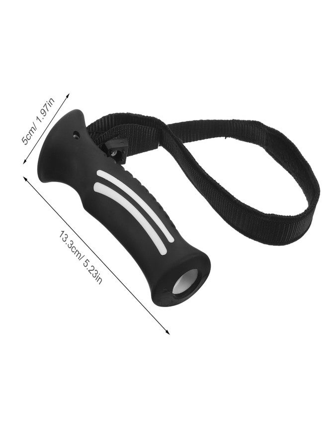 Joinpaya Replacement Trekking Pole Handle with Adjustable Wrist Strap, Ergonomic Grip for 18mm Hiking and Ski Pole Tubes, Nonslip Walking Stick Handle Repair Kit, Black, 1 Piece - Image 2