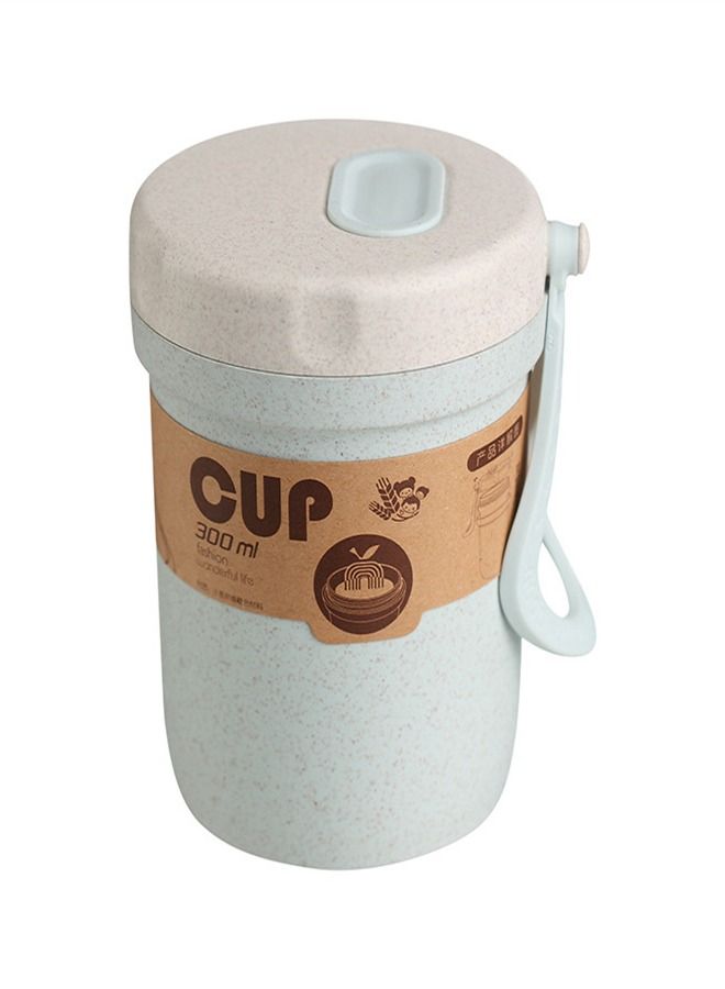 Wheat Straw Soup Cup With Handle Blu