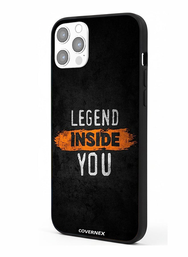 Covernex Apple iPhone 12 Pro Protective Case Cover Printed Featuring Legend Inside You - Image 1