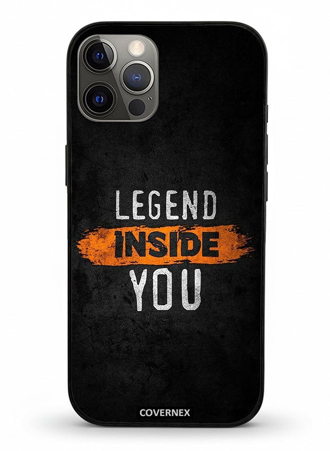 Covernex Apple iPhone 12 Pro Protective Case Cover Printed Featuring Legend Inside You - Image 2