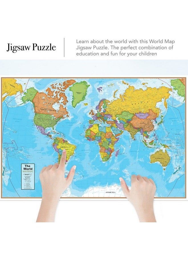 Round World Products Hemispheres World Map Jigsaw Puzzle 500 Pieces - pzsku/ZF312273F7955C3D537EBZ/45/_/1687933690/32c2d941-5a8b-4284-9d80-f43f44026c1e