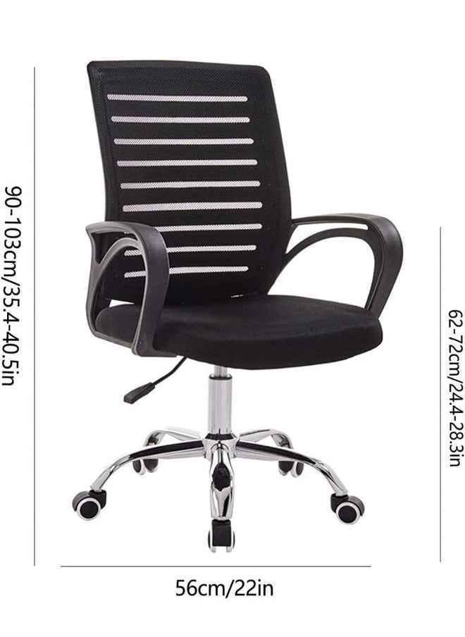 BD SMART HOME Desk Chairs Office Chair Ergonomic Lumbar Office Chair Swivel Desk Chair Computer Mesh Chair Armrest Kneeling Chair  - Image 3